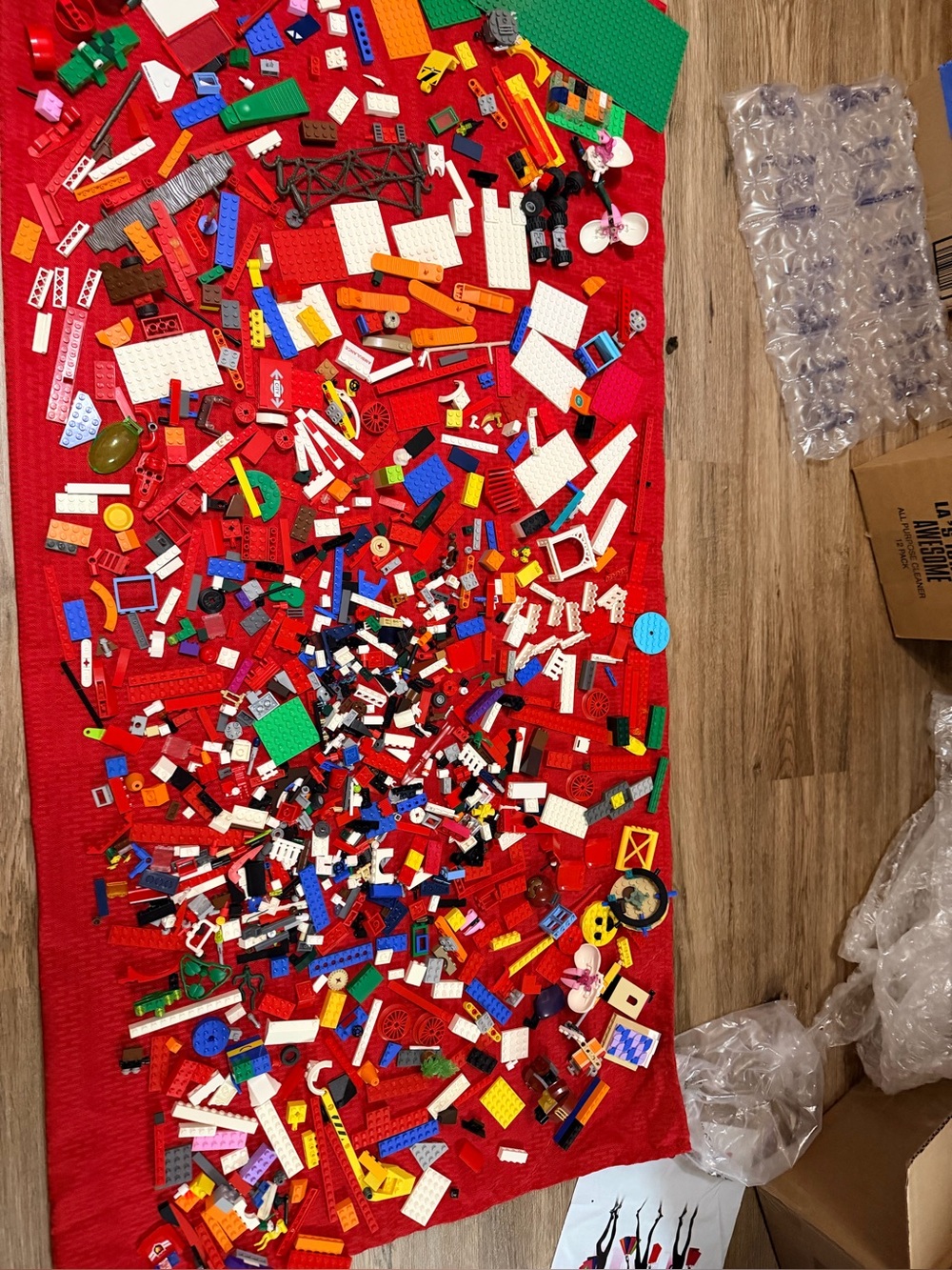 Legos mixed lot with minifigures